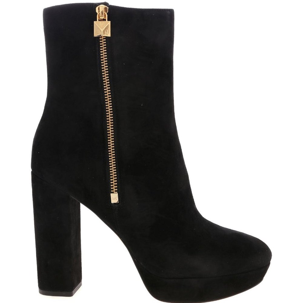 Michael Kors Frenchie Suede Platform Booties SIZE-10-M COD/170